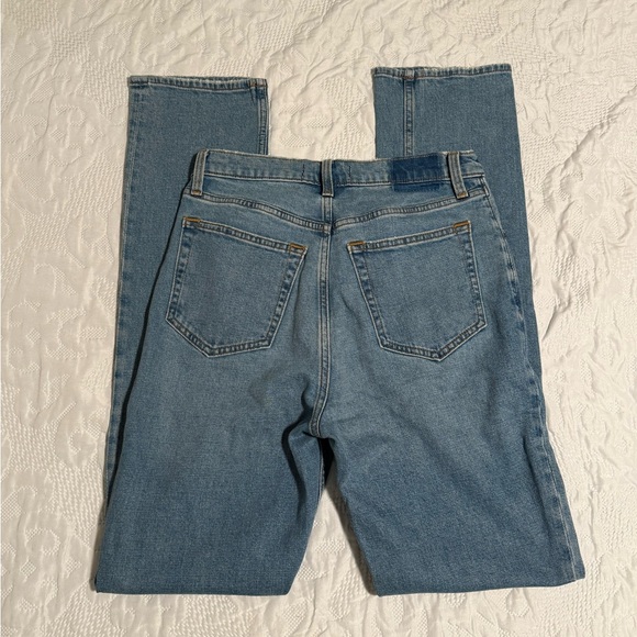 Abercrombie & Fitch Ultra High Waist 90’s Slim Straight Jeans 4 Long - Picture 3 of 4